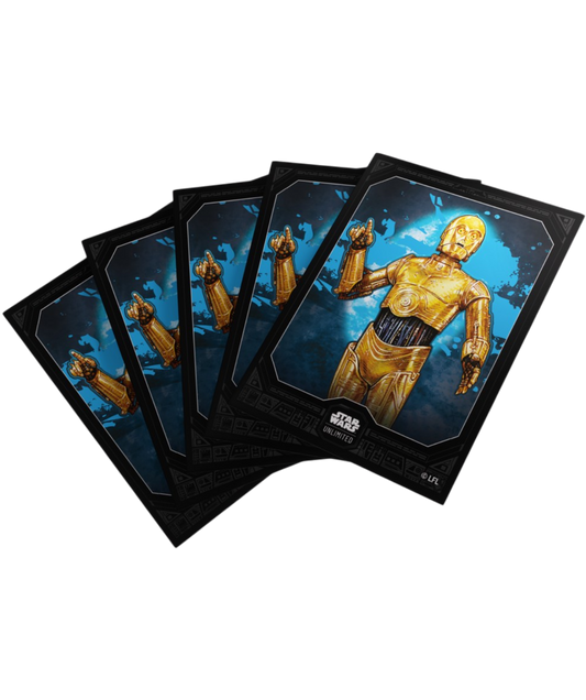Okładki Gamegenic Star Wars: Unlimited C-3PO (60szt.)