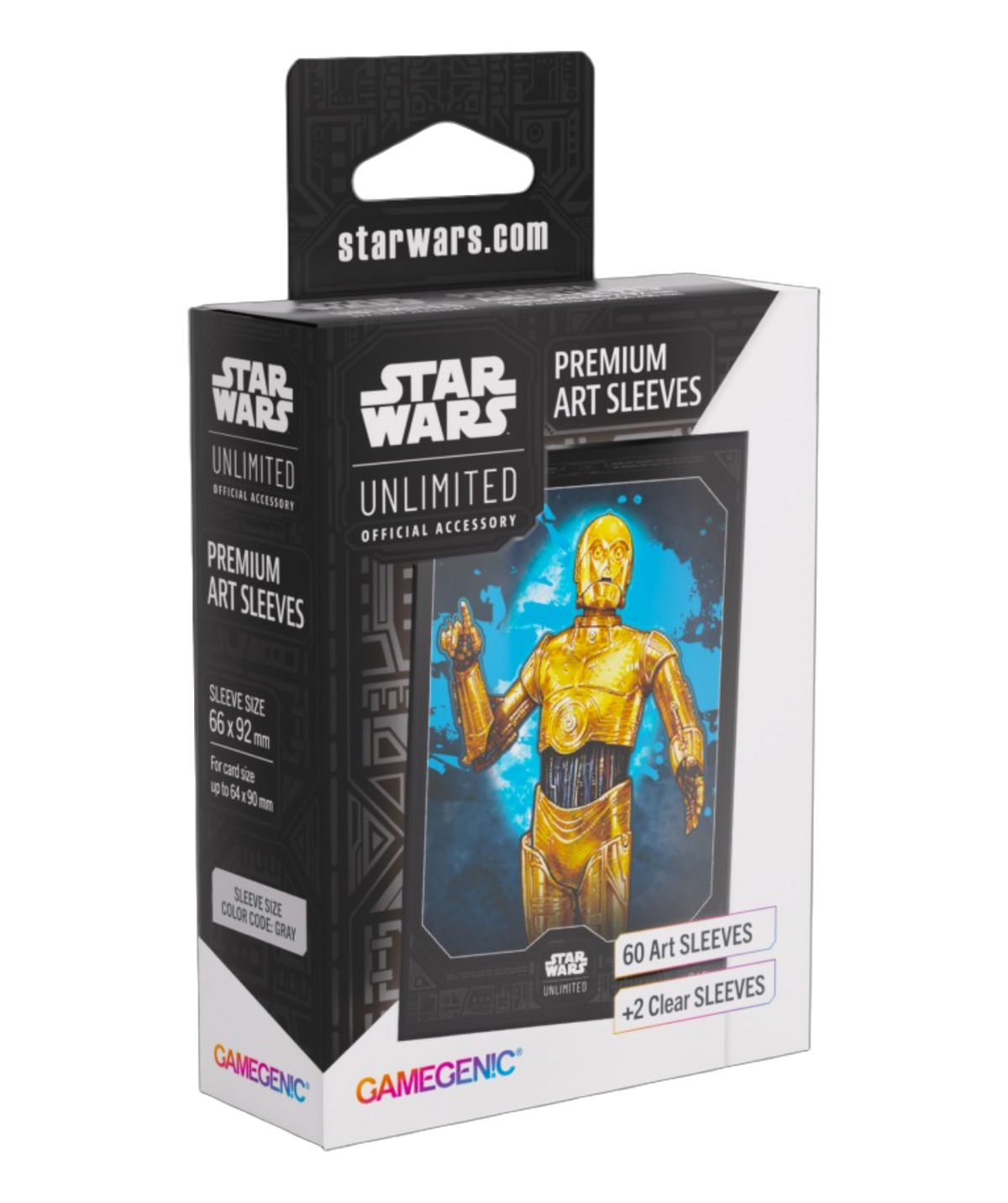 Okładki Gamegenic Star Wars: Unlimited C-3PO (60szt.)