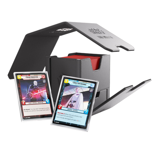 Gamegenic Star Wars: Unlimited Pojemnik na talię Twin Suns czarny