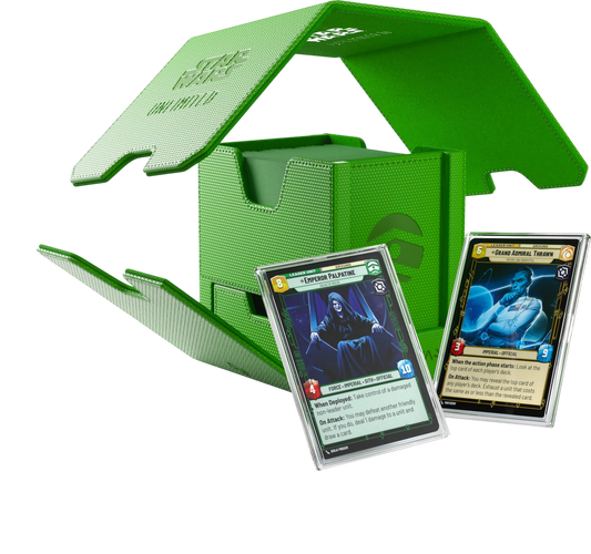 Gamegenic Star Wars: Unlimited Pojemnik na talię Twin Suns Green