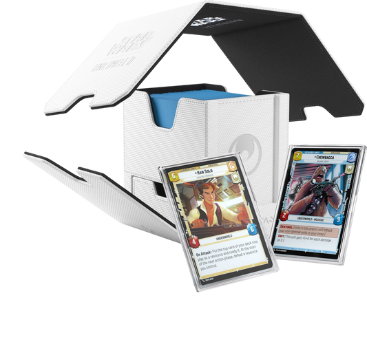 Gamegenic Star Wars: Unlimited Pojemnik na talię Twin Suns White
