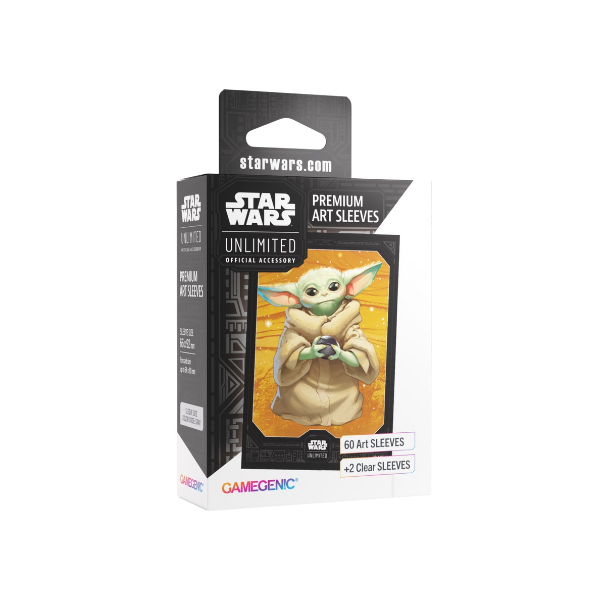 Okładki Gamegenic Star Wars: Unlimited Grogu (60szt.)