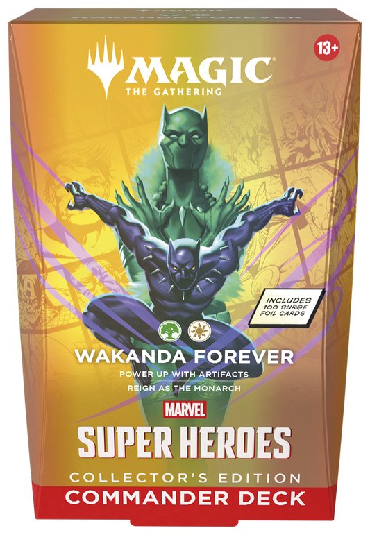 Magic the Gathering: talia dowódcy Marvel Super Heroes – Wakanda Forever – edycja kolekcjonerska