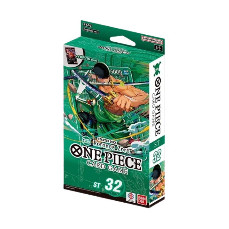 Jednoczęściowy TCG: Pudełko startowe ST-32, zielone Roronoa Zoro