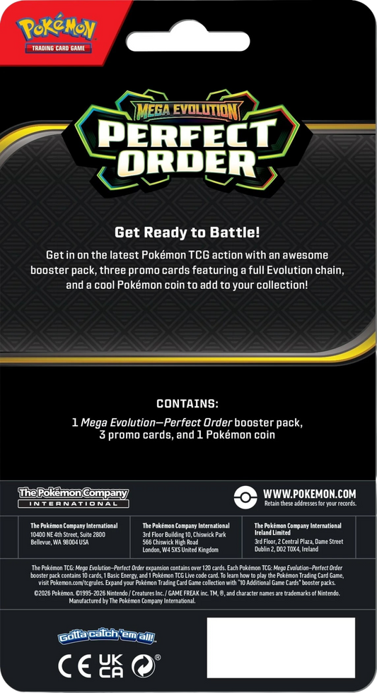 Pokemon TCG: Mega Ewolucja - Idealny porządek - Blister linii kontrolnej - Cinderace