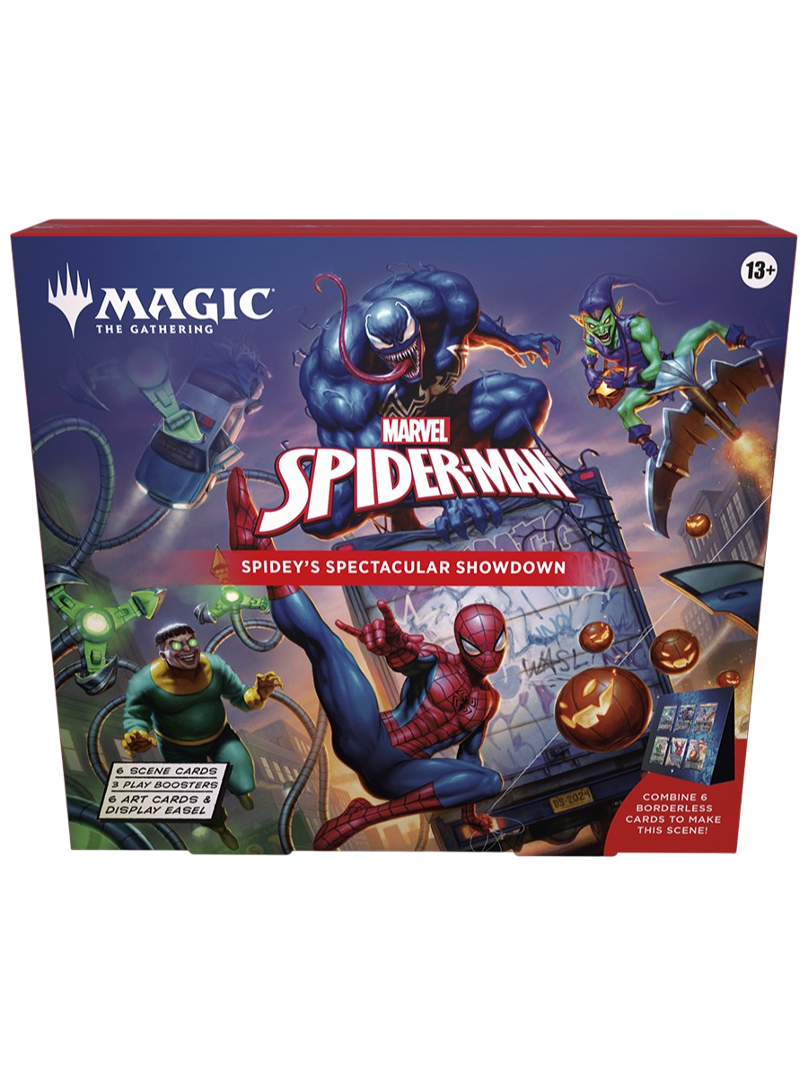 Magic The Gathering: Marvel's Spider-Man — pudełko ze scenami