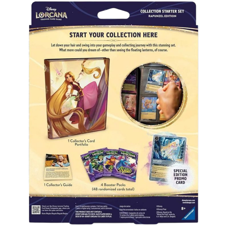 Lorcana TCG: Zestaw startowy kolekcji Atak winorośli Roszpunka