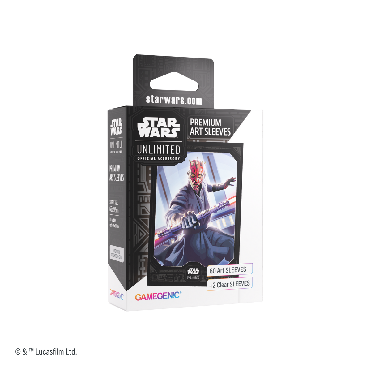 Okładki Gamegenic Star Wars: Unlimited Darth Maul (60 szt.)