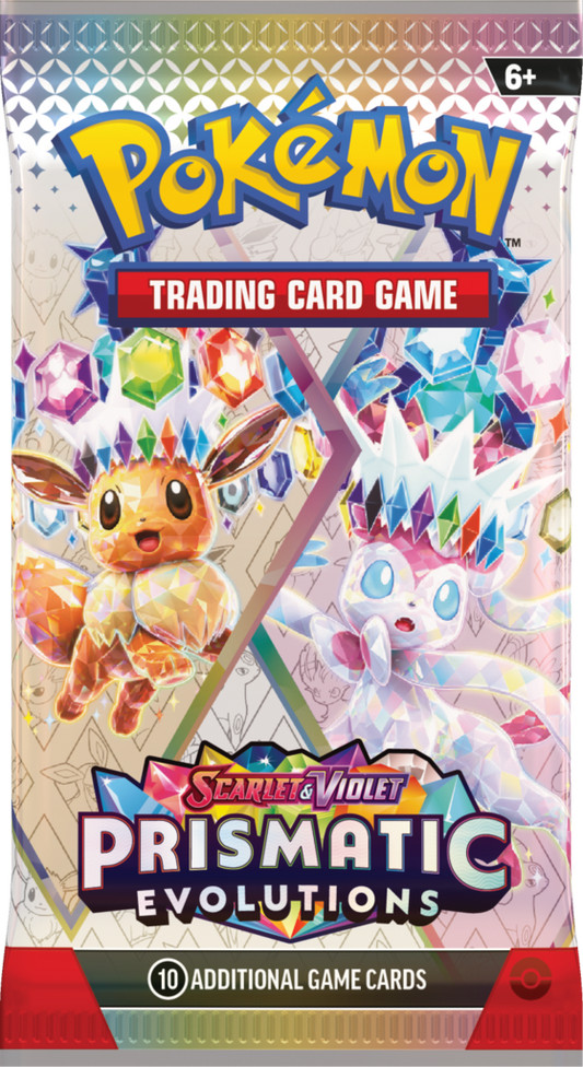 Pokémon TCG: Scarlet & Violet - Prismatic Evolutions - Pakiet 6 Booster