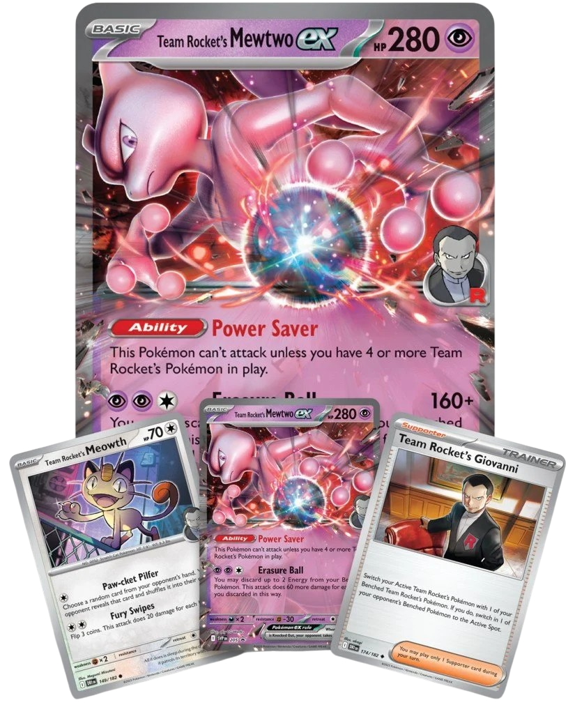 Pokemon TCG: pudełko Mewtwo Zespołu R