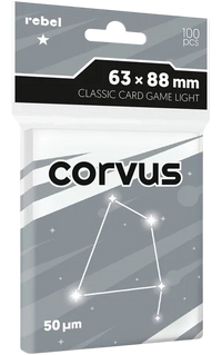 Rękawy na karty Rebel Corvus Light (63 × 88 mm)
