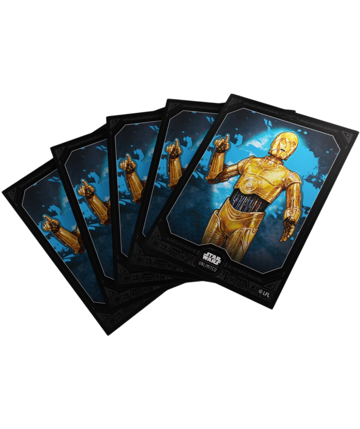 Okładki Gamegenic Star Wars: Unlimited C-3PO (60szt.)