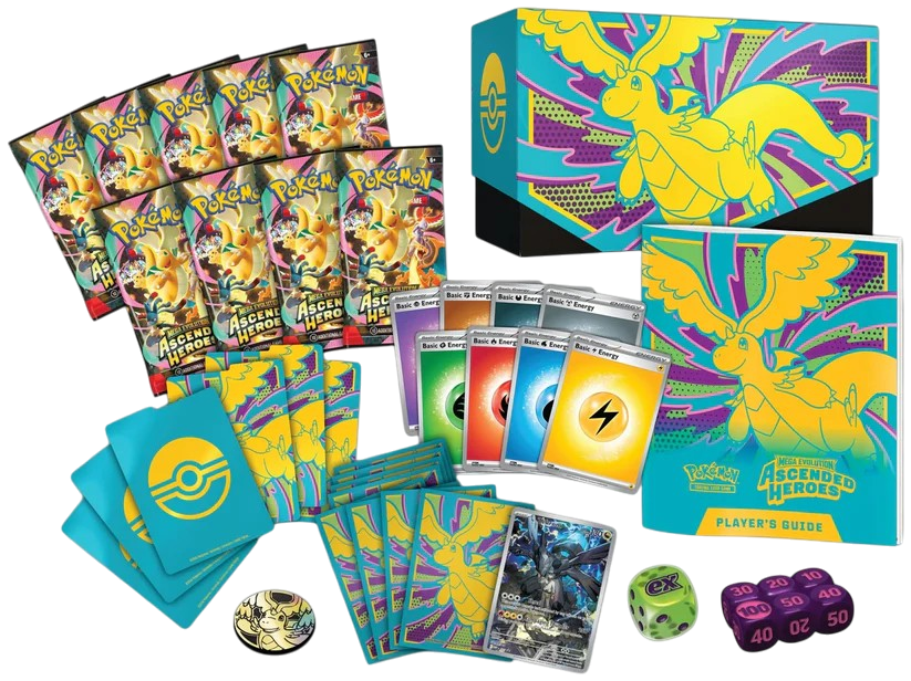Pokemon TCG: Mega Evolution – Pudełko Trenera Elite Heroes