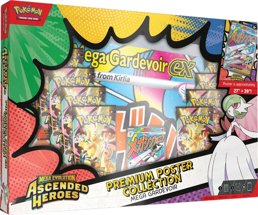 Pokemon TCG: Mega Evolution - Ascended Heroes: Mega Gardevoir Premium Kolekcja plakatów