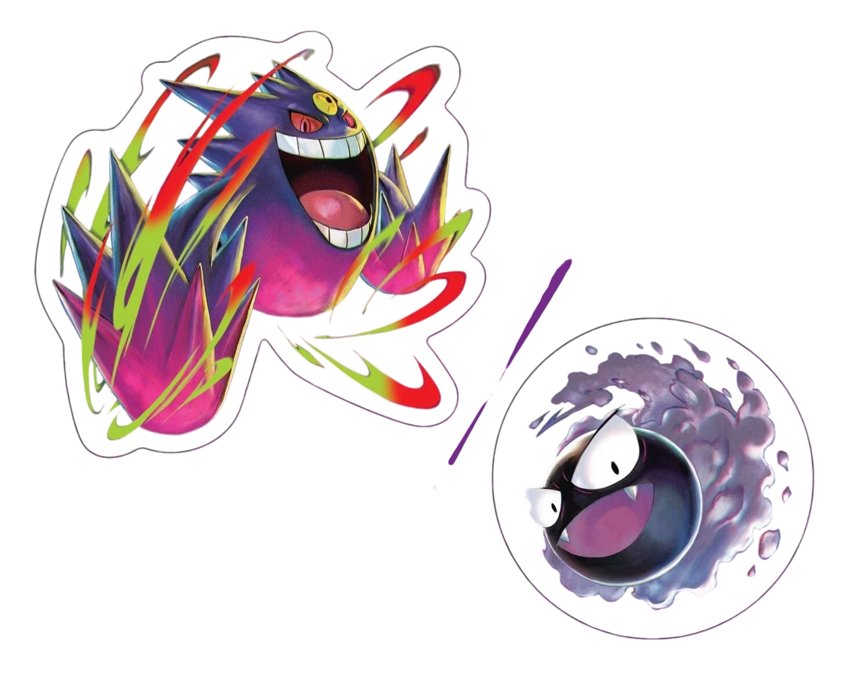 Pokemon TCG: Mega Evolution - Ascended Heroes: Kolekcja naklejek Gastly Tech