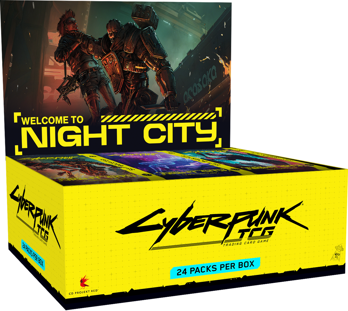 Cyberpunk TCG: Witamy w Night City – Display boosterów