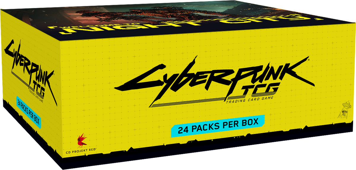 Cyberpunk TCG: Witamy w Night City – Display boosterów