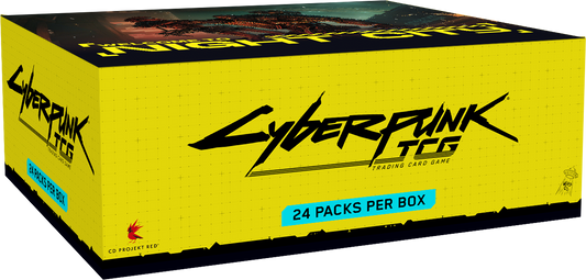 Cyberpunk TCG: Witamy w Night City – Display boosterów