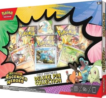 Pokemon TCG: Kolekcja przypinek Deluxe Ascended Heroes First Partners