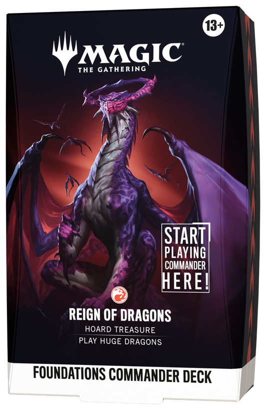 Magia The Gathering: Załamanie rzeczywistości – talia dowódcy fundamentów „Reign Of Dragons”