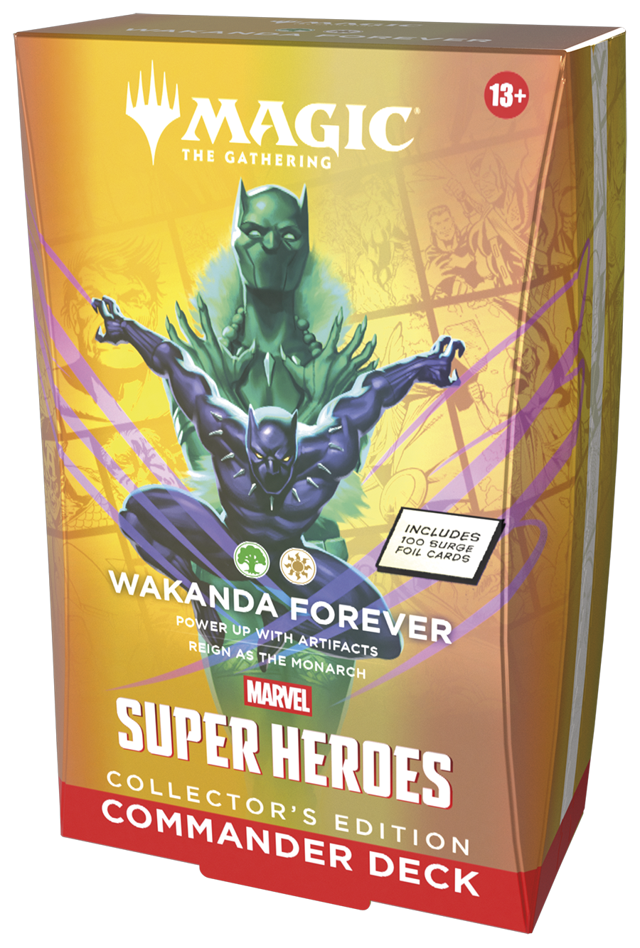 Magic the Gathering: talia dowódcy Marvel Super Heroes – Wakanda Forever – edycja kolekcjonerska