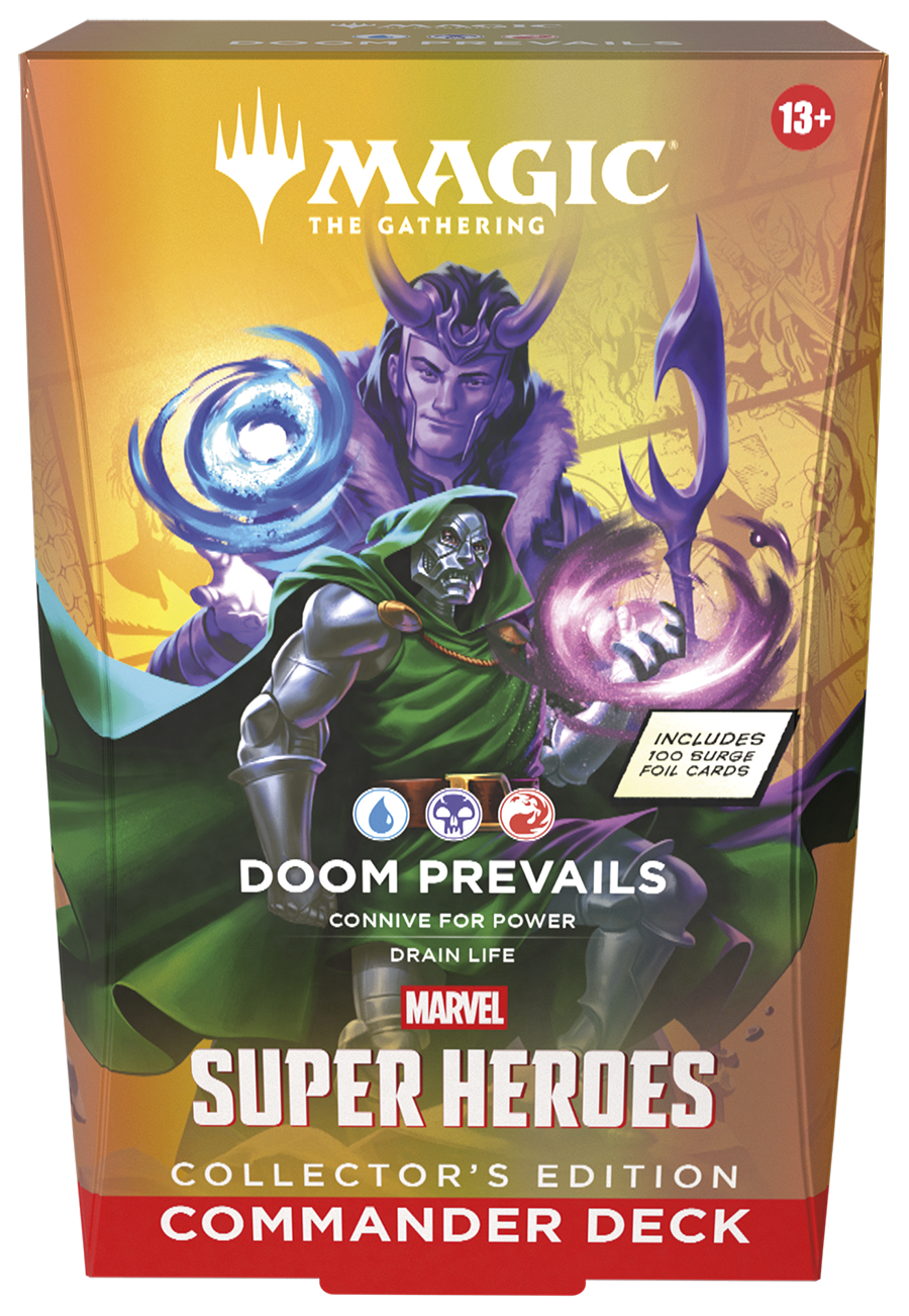Magic the Gathering: talia dowódcy Marvel Super Heroes – Doom Prevails – edycja kolekcjonerska