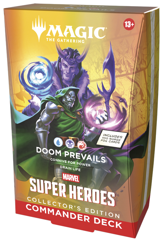 Magic the Gathering: talia dowódcy Marvel Super Heroes – Doom Prevails – edycja kolekcjonerska