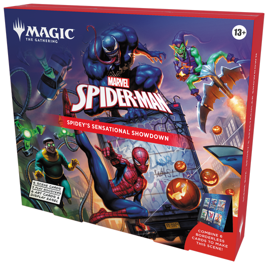 Magia The Gathering: Marvel Spider-Man – pudełko ze sceną