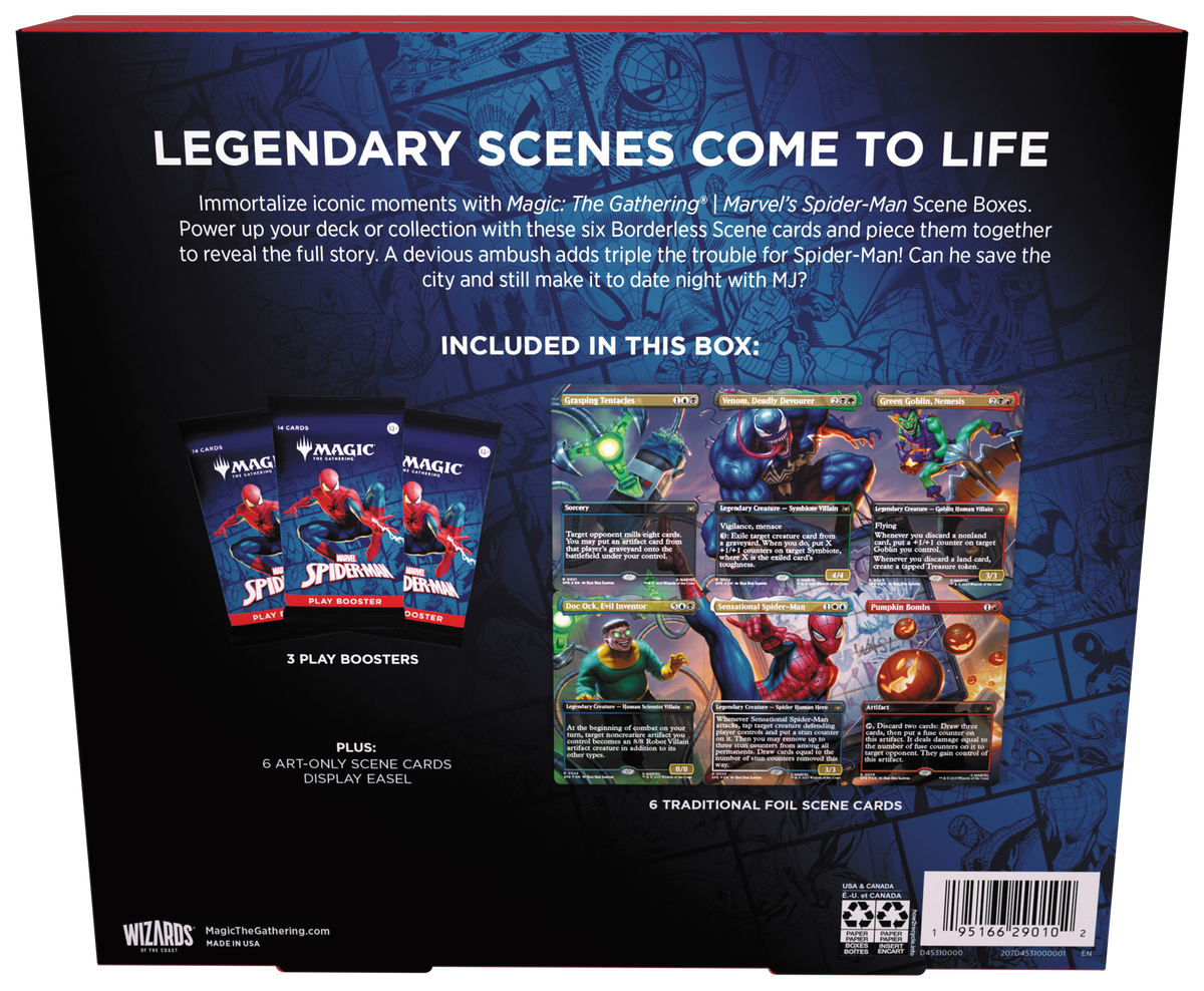 Magia The Gathering: Marvel Spider-Man – pudełko ze sceną
