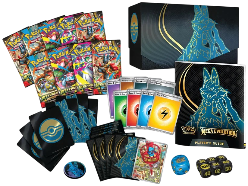 Pokemon TCG: Mega Evolution – Elitarne Pudełko Trenera – Lucario