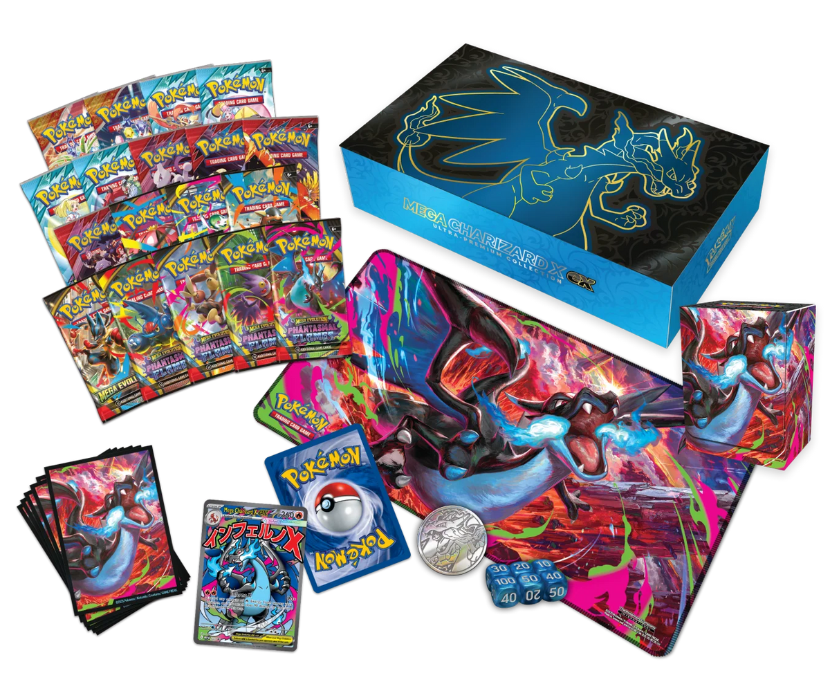 Pokemon TCG: Mega Charizard X z kolekcji Ultra-Premium