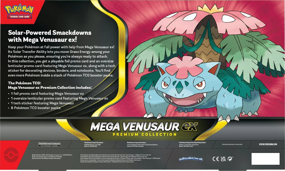 Pokemon TCG: Mega Venusaur ex – kolekcja premium