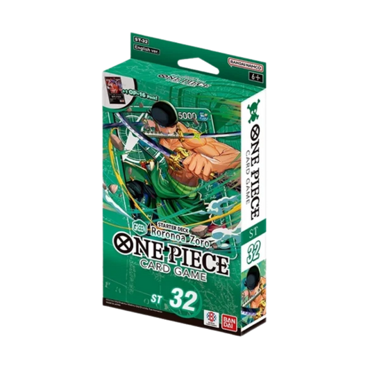 Jednoczęściowy TCG: Pudełko startowe ST-32, zielone Roronoa Zoro