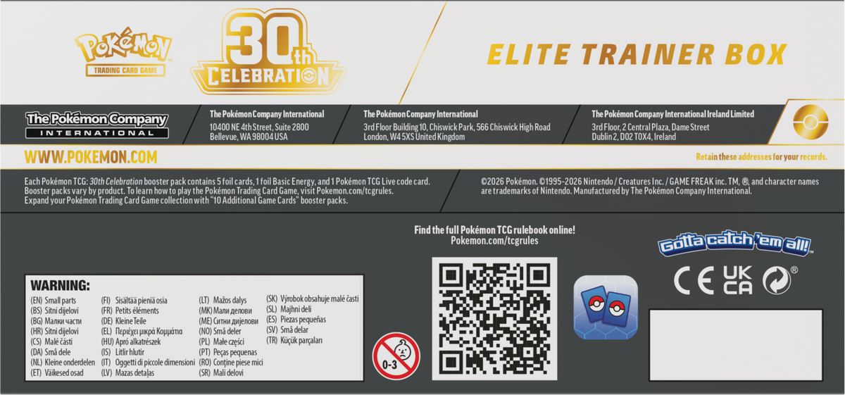 Pokemon TCG: Obchody 30.: Elitarne Pudełko Trenera