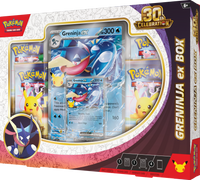Pokemon TCG: Pudełko Ex z okazji 30. uroczystości – Ex Greninja