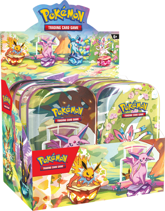 Pokémon TCG: Scarlet & Violet - Prismatic Evolutions - Mini puszka Display (8)