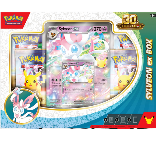 Pokemon TCG: Pudełko z okazji 30. uroczystości - Sylveon ex
