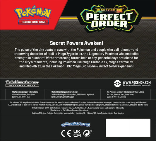 Pokemon TCG: Mega Ewolucja - Idealny porządek - Pudełko wzmacniające