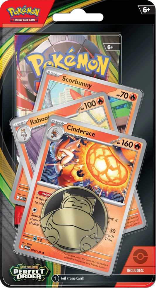 Pokemon TCG: Mega Ewolucja - Idealny porządek - Blister linii kontrolnej - Cinderace