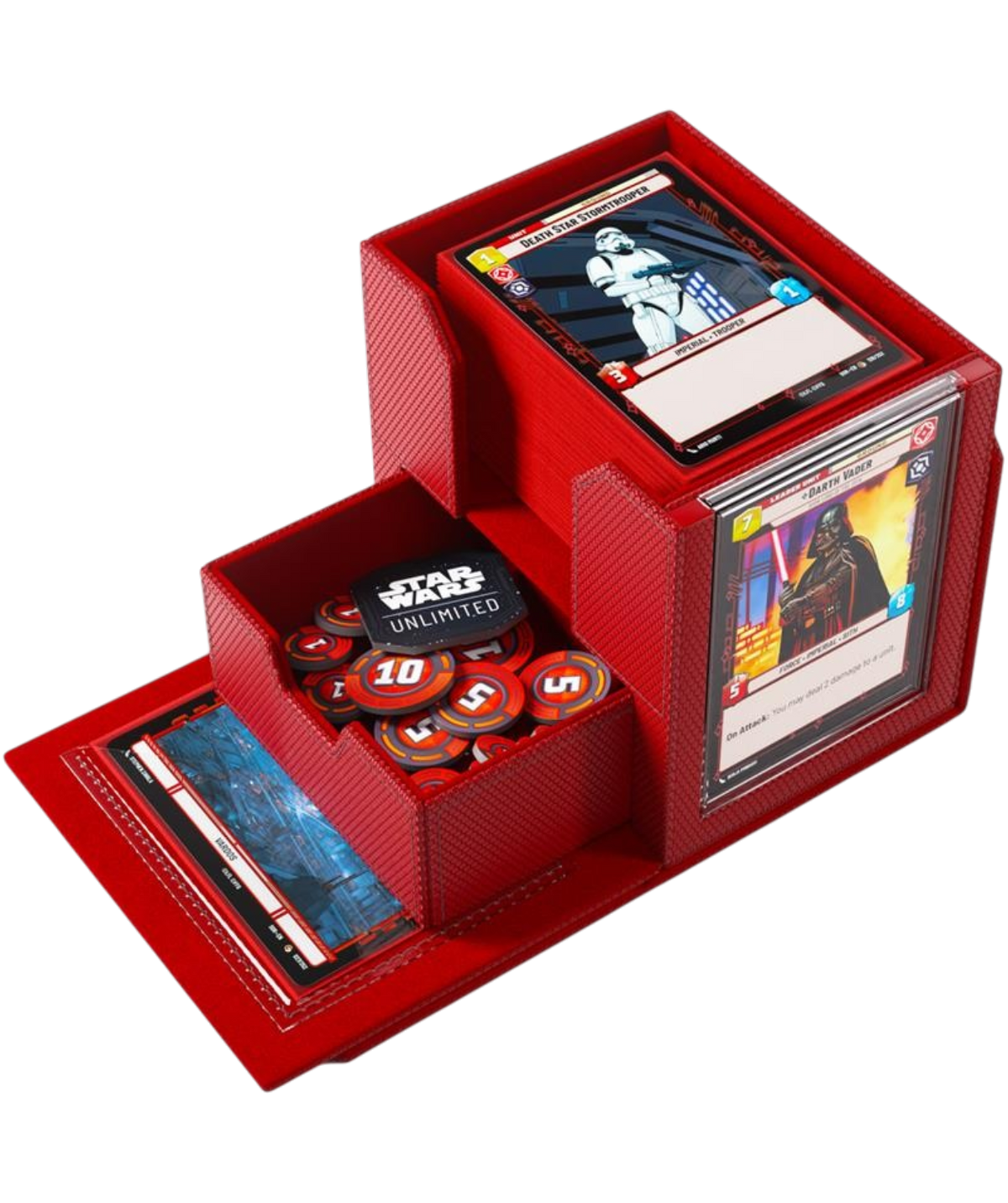 Gamegenic Star Wars: Unlimited Pojemnik na talię Red