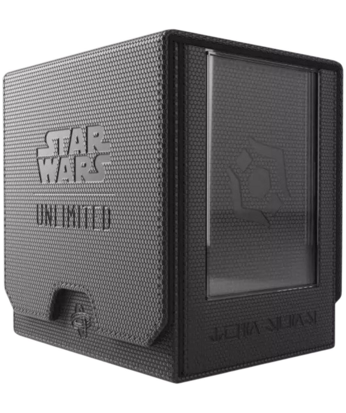 Gamegenic Star Wars: Unlimited Pojemnik na talię Twin Suns czarny