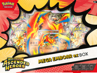 Pokemon Ascended Heroes: Mega Emboar z pudełka
