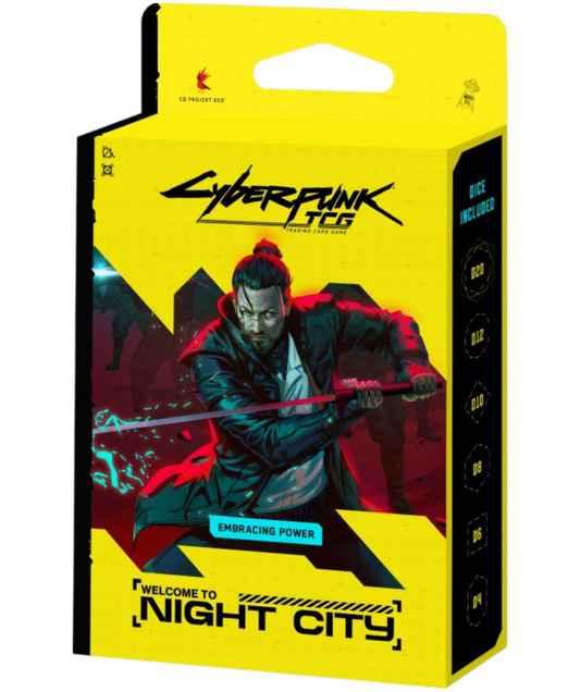 Cyberpunk TCG: Witamy w Night City – talia startowa – Obejmując moc