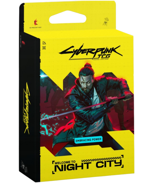 Cyberpunk TCG: Witamy w Night City – talia startowa – Obejmując moc