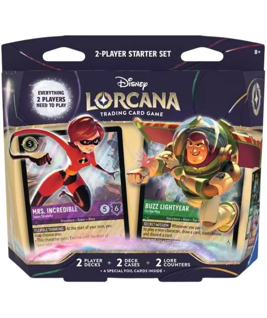Disney Lorcana Wilds Unknown – zestaw startowy dla 2 graczy