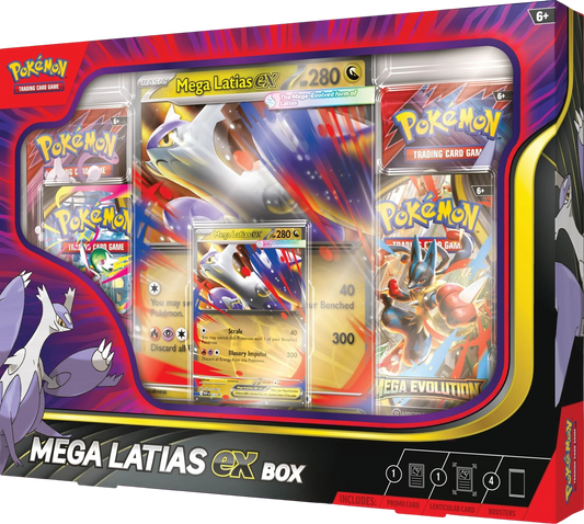 Pokemon TCG: Mega Latias z pudełka