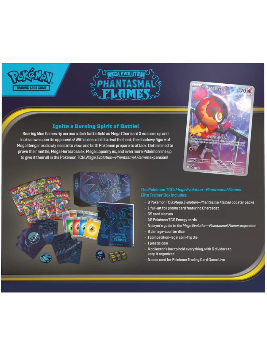Pokemon TCG: Mega Ewolucja – Phantasmal Flames – Elitarne Pudełko Trenera