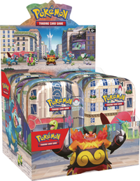 Pokémon TCG: Wyświetlacz Lumiose City Mini puszka (10)