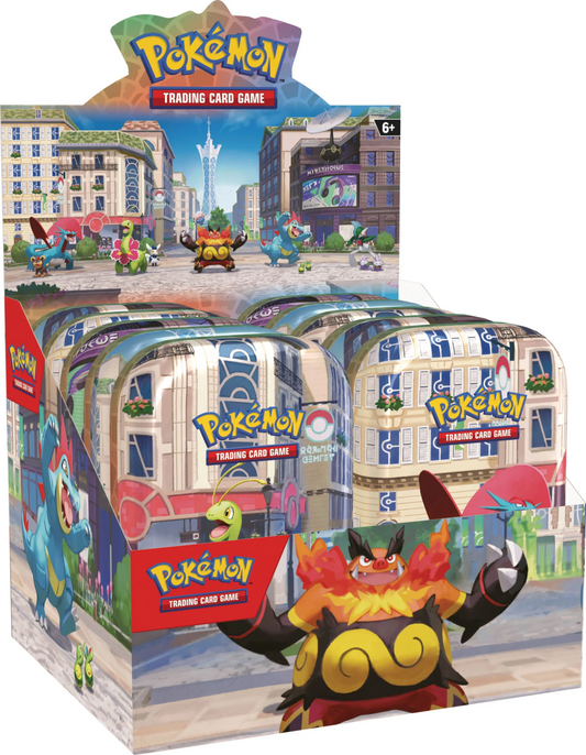 Pokémon TCG: Wyświetlacz Lumiose City Mini puszka (10)