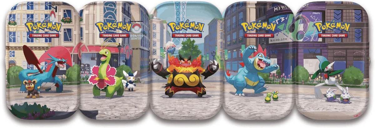 Pokémon TCG: Wyświetlacz Lumiose City Mini puszka (10)